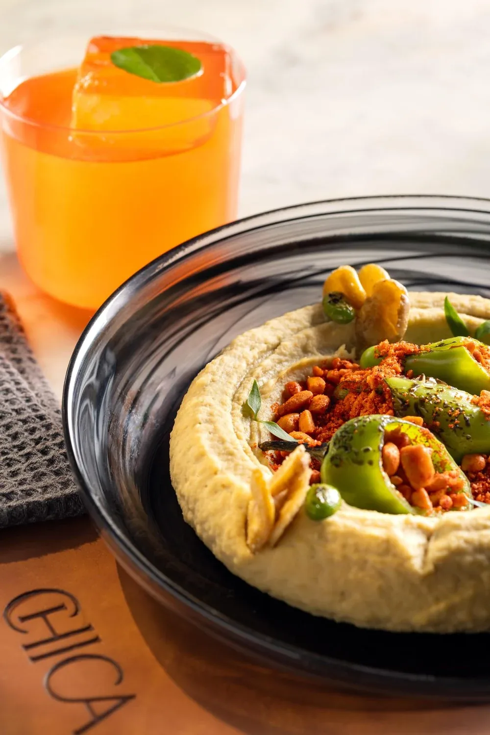 Edamame Hummus - Chica signature dish
